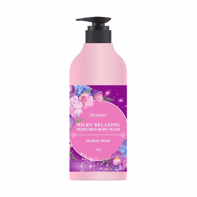 Гель для душа DEOPROCE MILKY RELAXING BODY WASH FLORAL MUSK 750 g