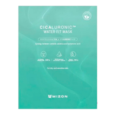 Маска тканевая MIZON CICALURONIC WATER FIT MASK 24g