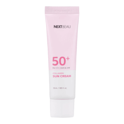 NEXTBEAU Крем солнцезащитный с коллагеном омолаживающий - Collagen sun cream SPF 50+ PA++++, 55мл