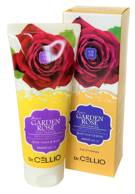 DR.CELLIO Пенка для умывания с экстрактом розы  Dr.CELLIO G70 FLOWER GARDEN ROSE FOAM CELANSING 100мл