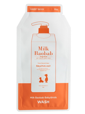 Детский гель д/душа MilkBaobab Baby&Kids Wash Pouch 10мл