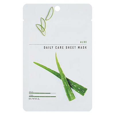 Eunyul Маска тканевая для лица с экстрактом алое - Aloe daily care sheet mask, 22г