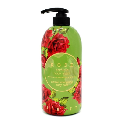 Гель для душа парфюмированный с экстрактом розы Jigott Rose Body Wash