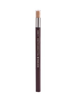 Карандаш д/бровей (карандаш-пудра) Eco Soul Pencil & Powder Dual Brow 01. natural brow 0,5гр*0,3гр