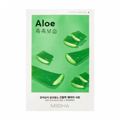 Маска для лица AIRY FIT SHEET MASK ALOE 19г