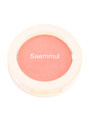 Румяна компактные Saemmul Single Blusher CR01 Naked Peach 5гр