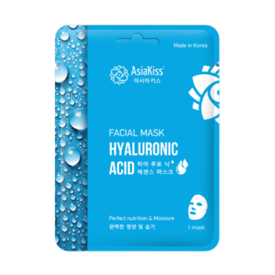 AsiaKiss Маска тканевая для лица с гиалуроновой кислотой - Hyaluronic essence facial mask, 25г