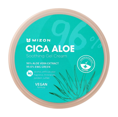 Крем-гель для лица успокаивающий с алоэ и центеллой азиатской  CICA ALOE SOOTING GEL CREAM 300g