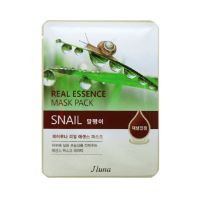 Juno Маска тканевая с муцином улитки - Real essence mask snail, 25мл