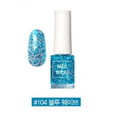 Лак Nail wear #104. Blue Wave