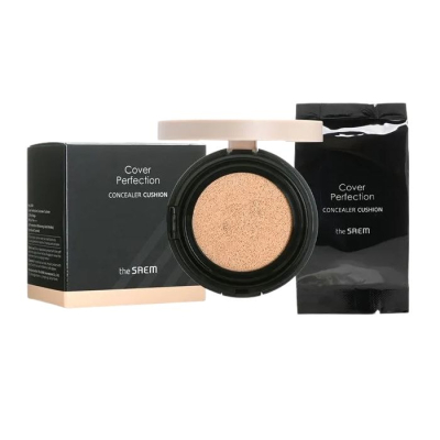 Консилер-кушон со сменным блоком Cover Perfection Concealer Cushion 1.0 Clear Beige(SET)