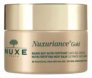 Питательный укрепляющий антивозрастной ночной бальзам для лица Nuxuriance Gold 50 мл