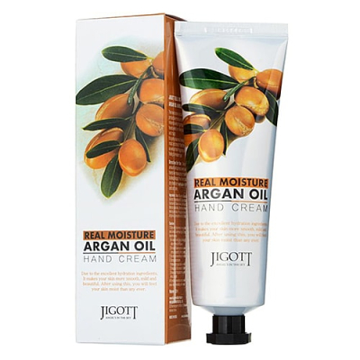 Крем для рук JIGOTT REAL MOISTURE ARGAN OIL HAND CREAM, 100 мл