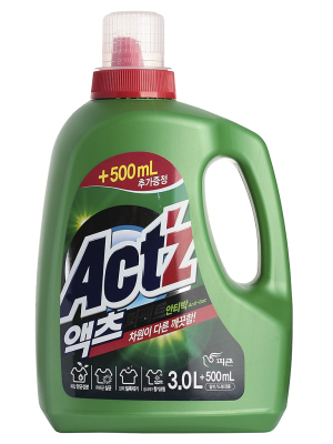 Концентрированный гель д/стирки белья ACT'Z Perfect Anti bacteria (bacterium) (Bottle 3.0L+200ml)