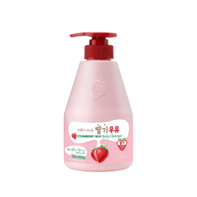 Kwailnara Гель для душа витализирующий «Клубничное молоко» - Strawberry milk body cleanser, 560г