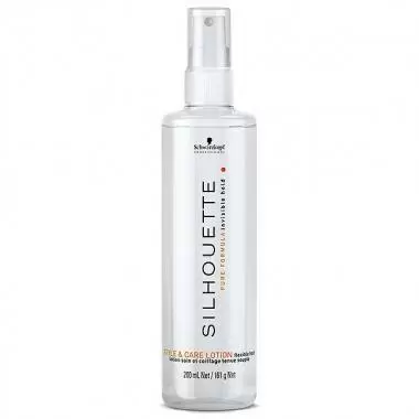 Спрей для укладки волос «объём и уход» мягкой фиксации Silhouette Style & Care Lotion 200 мл