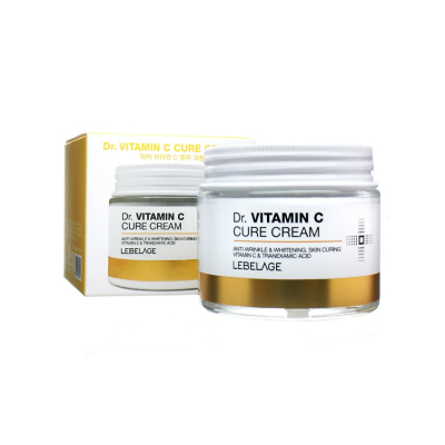 Крем для лица осветляющий с витамином С LEBELAGE Dr. VITAMIN C CURE CREAM