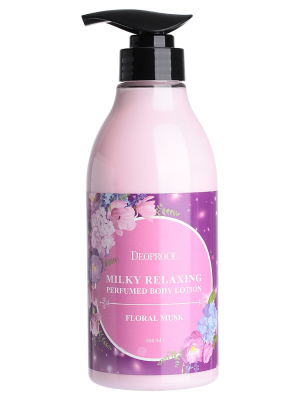 Лосьон DEOPROCE MILKY RELAXING BODY LOTION FLORAL MUSK 500мл