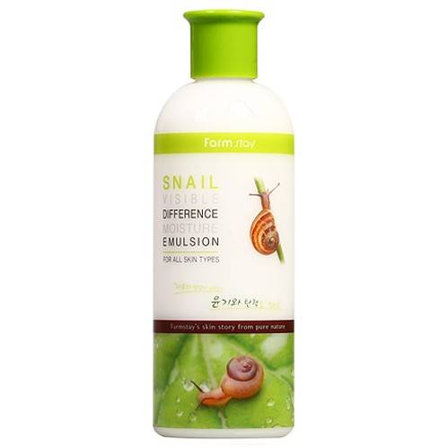 Эмульсия увлажняющая с муцином улитки FarmStay Snail Visible Difference Moisture Emulsion, 350мл