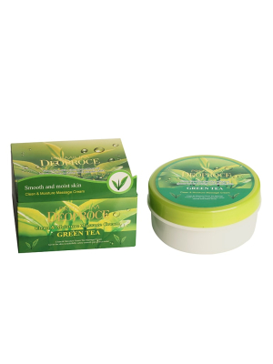 Крем массажный PREMIUM DEOPROCE CLEAN & MOISTURE GREEN TEA MASSAGE CREAM 300g 300гр