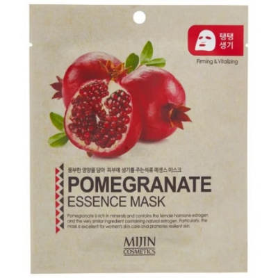 Маска тканевая д/лица Гранат POMEGRANATE ESSENCE MASK 25гр