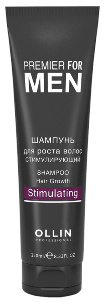 Шампунь стимулирующий для роста волос, для мужчин Shampoo Hair Growth Stimulating PREMIER FOR MEN 250 мл