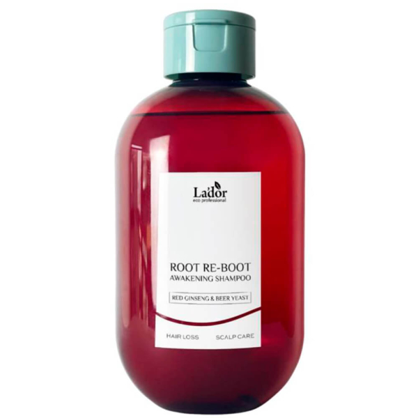 Шампунь против выпадения волос для сухих и тусклых волос ROOT RE-BOOT AWAKENING SHAMPOO (RED GINSENG&BEER YEAST) 300 мл