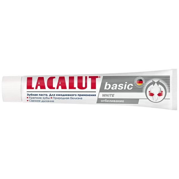 Фото Отбеливающая зубная паста Basic White, 75 мл