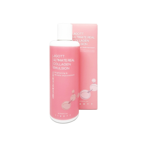 Эмульсия антивозрастная с коллагеном Jigott Ultimate Real Collagen Emulsion, 300 мл