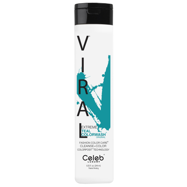 Шампунь для яркости цвета ЯРКО БИРЮЗОВЫЙ  Viral Shampoo Extreme Teal 244 мл