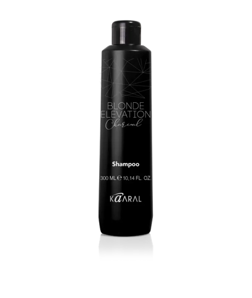 Шампунь черный угольный тонирующий для волос Blonde Elevation Charcoal  300 мл